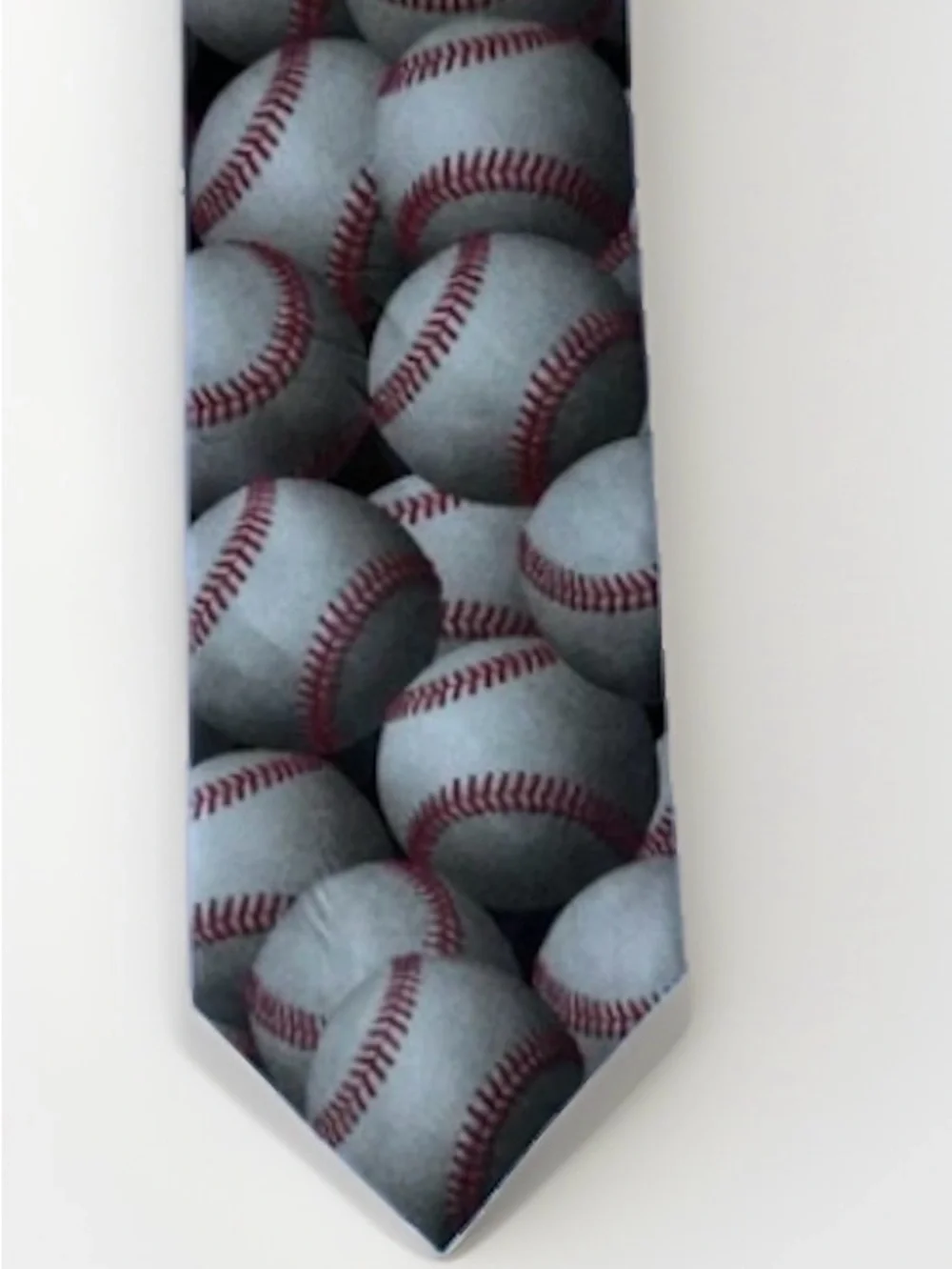 Vtg 90s Baseball Novelty Necktie Lot Of 3 Coach Sports Memorabilia Retro Quirky